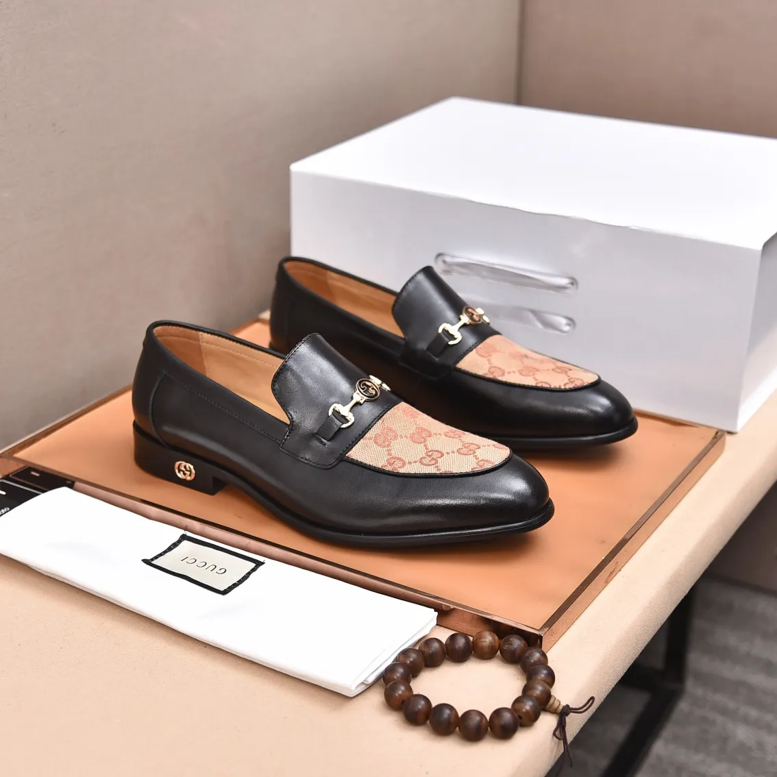 Men's shoes💰480📛📛Original (water-dyed cow lining) Gucci GUCCI official website formal shoes🌀 Italian🇮🇹imported cowhide➕top imported water-dyed cowhide lining💋Finely handmade original bottom, the real thing looks better when photographed in person Standard size 38-44